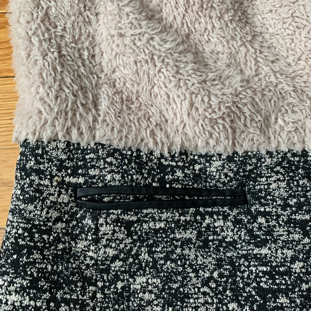 *LIKE NEW* Anthropologie sherpa & leather vest - Picture 3 of 7